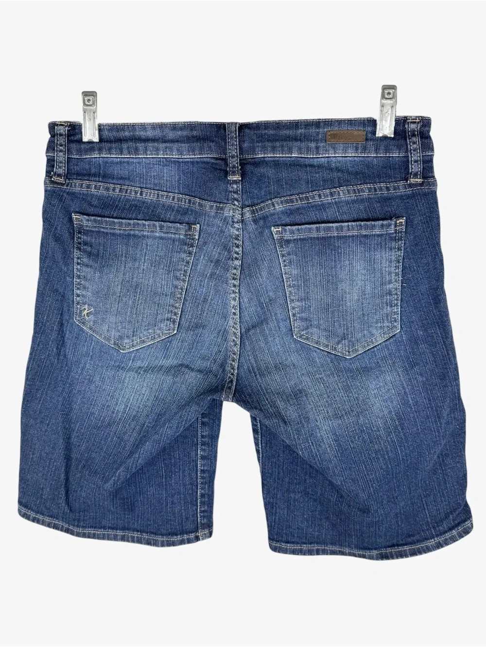 Kut from the Kloth Catherine Denim Boyfriend Bermuda Shorts 6 Long Jean Shorts